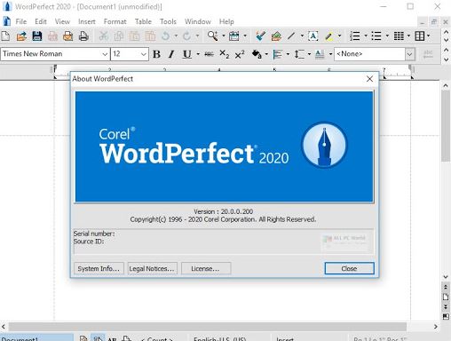 wordperfect 2020 professional