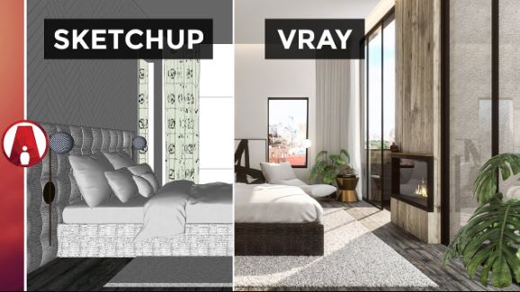 SketchUp Vray Realistic rendering Beginner Guide Free Download