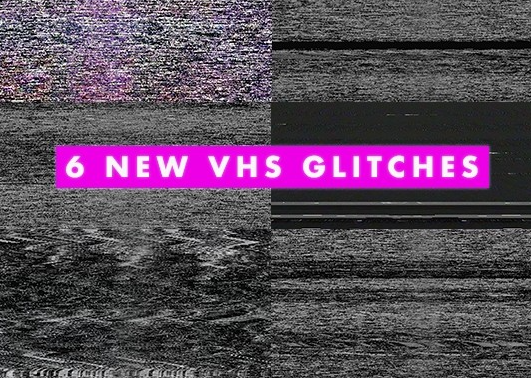 VHS Glitches and Textures Overlay Pack