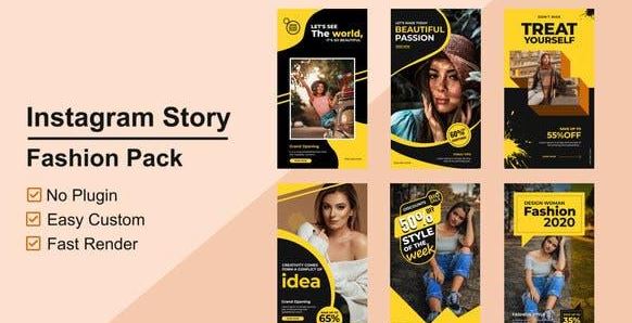 Videohive Fashion Instagram Stories V05 AE Project